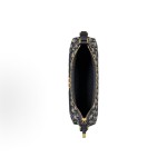 DIOR 30 Montaigne adjustable shoulder strap zipper open and close dumpling bag, handbag, single-shoulder bag, mini women\'s blue